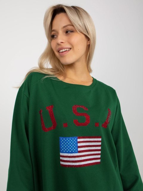 Bluza VI-BL-3192.23P ciemny zielony