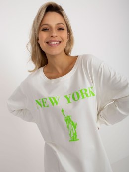 Bluza VI-BL-3212.15X biało-zielony