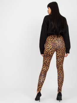 Leginsy VI-LG-149.02P czarno-beżowy S/M