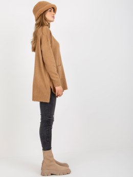 Sweter RV-SW-7051.95P camelowy