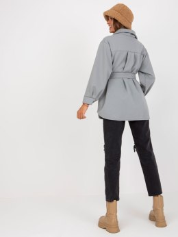 Płaszcz EM-PL-2939-1.59P szary