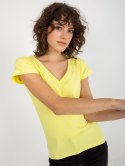 T-shirt VI-TS-035.01P jasny żółty S
