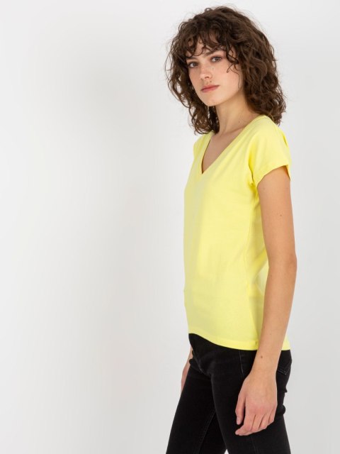 T-shirt VI-TS-035.01P jasny żółty S