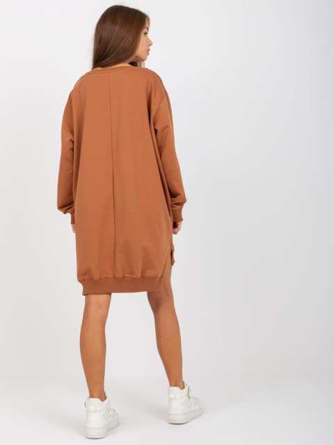 Bluza VI-BL-3102.01P brązowo-zielony