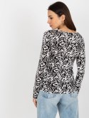 Bluzka LK-BZ-509198-1.49P biało-czarny S/M