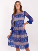 Sukienka LK-SK-506737.68 kobaltowy 40