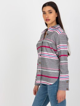 Koszula LK-KS-509165.06X biało-różowy L/XL