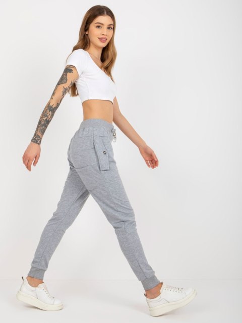 Spodnie dresowe EM-DR-HS-20-202.67 szary XL