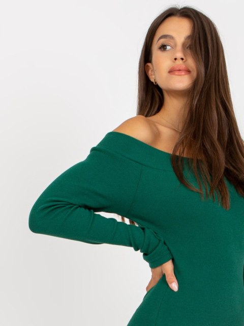 Sukienka EM-SK-674.26P ciemny zielony