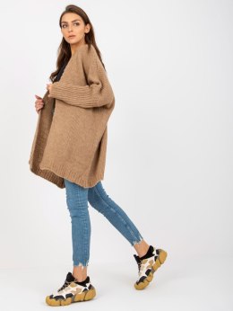 Kardigan TW-SW-BI-M2201.87 ciemny bezowy