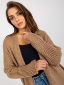 Kardigan TW-SW-BI-M2201.87 ciemny bezowy
