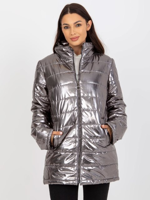 Kurtka LK-KR-507846.79P srebrny 38