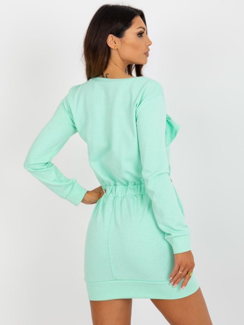 Sukienka EM-SK-HS-21-570.54P mietowy M