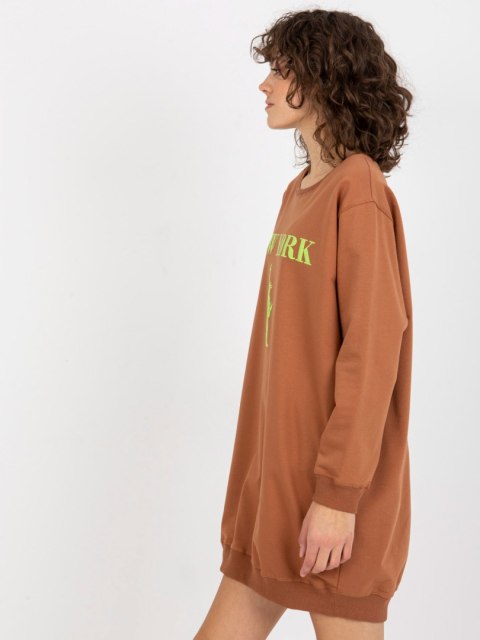 Bluza VI-BL-3212.15X brązowo-zielony