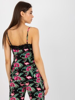 Bluzka D73771M11059A czarno-zielony L