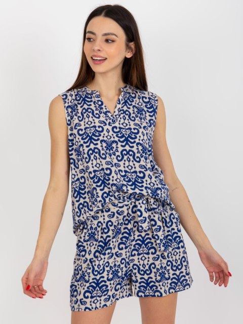 Bluzka D73771R11115A ciemny niebieski S