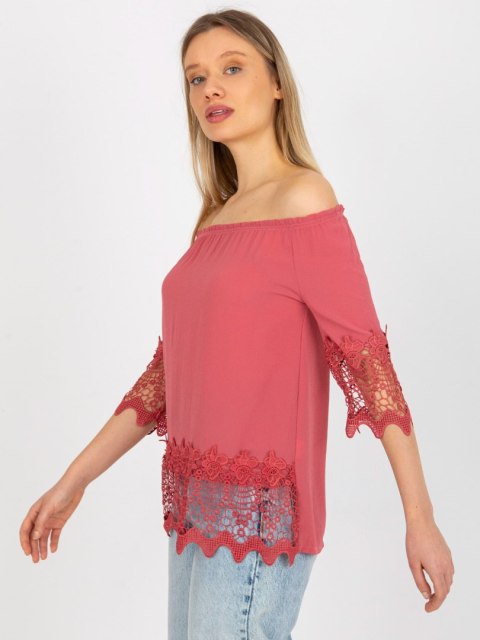 Bluzka LK-BZ-506188.32X ciemny różowy 38