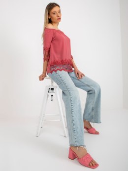 Bluzka LK-BZ-506188.32X ciemny różowy 40