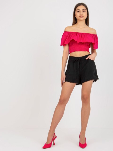 Szorty D73760M61531KH czarny M