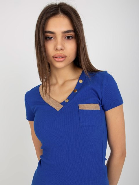 T-shirt RV-TS-8543.12P ciemny niebieski