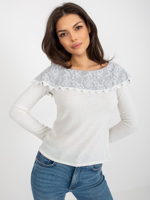 Sweter LK-SW-506559-1.41P jasny beżowy 38