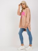 Bluza VI-BL-3102.01P beżowo-różowy