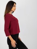 Bluzka LK-BZ-506524.43P bordowy 36