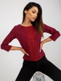 Bluzka LK-BZ-506524.43P bordowy 36