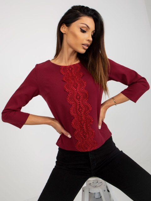 Bluzka LK-BZ-506524.43P bordowy 36