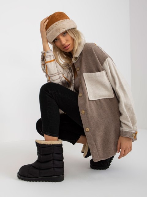 Koszula DN-KS-4007.04 beżowy S