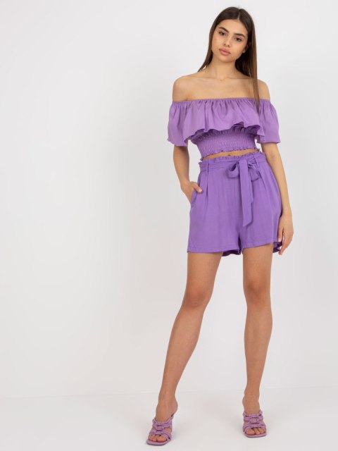 Szorty D73760R62159KA fioletowy XS