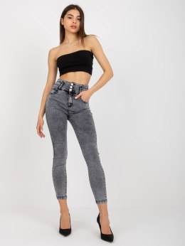 Spodnie jeans NM-SP-L73.79P ciemny szary XS