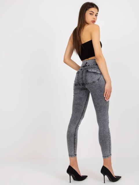 Spodnie jeans NM-SP-L73.79P ciemny szary XS