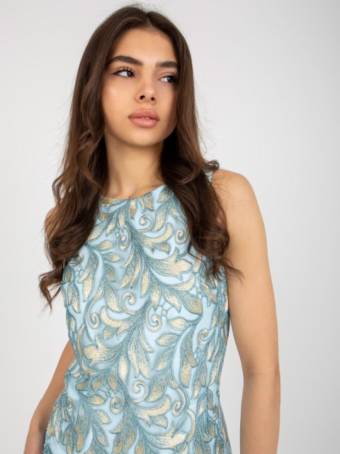 Sukienka NU-SK-059-2.46 jasny niebieski 44