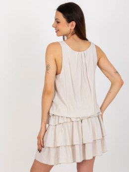 Sukienka TW-SK-BI-8139.44 jasny beżowy