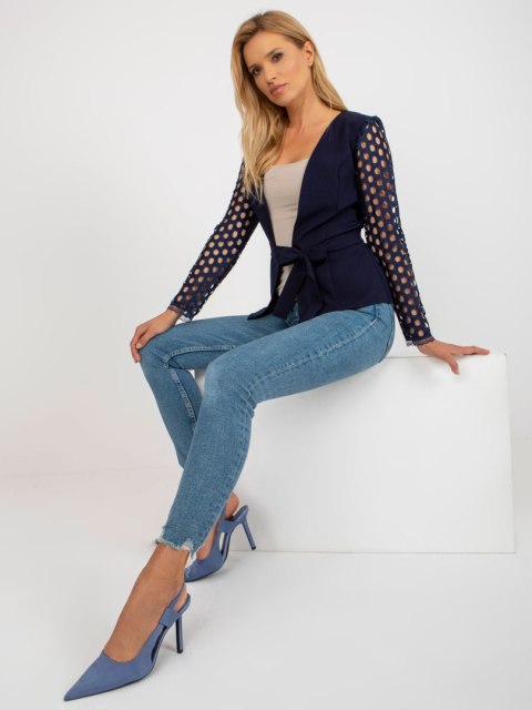 Marynarka LK-MA-506736.15 granatowy 38