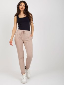 Spodnie dresowe RV-DR-8692.21 ciemny bezowy L/XL