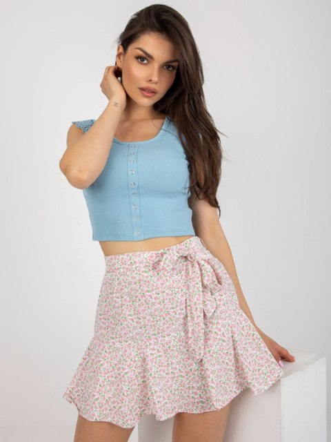 Spódnica NM-SD-AB031.56P biało-różowy S/M