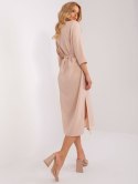 Sukienka LK-SK-509342.33P beżowy M