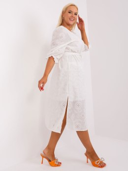 Sukienka LK-SK-509350.25 ecru 46