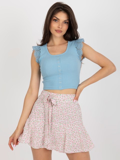 Bluzka NM-BZ-L55024.21 jasny niebieski