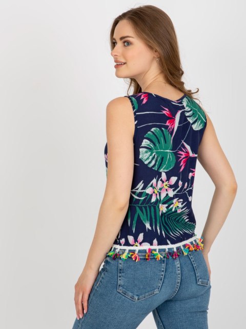 Bluzka AT-BZ-2401C.19 granatowy S/M