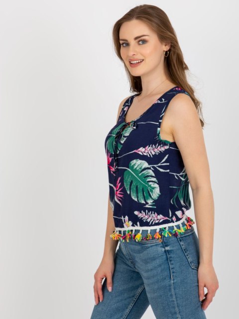 Bluzka AT-BZ-2401C.19 granatowy S/M