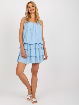 Sukienka TW-SK-BI-8139.44 jasny niebieski
