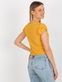 Bluzka LK-BZ-505783-1.42P ciemny żółty 36