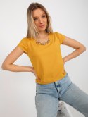 Bluzka LK-BZ-505783-1.42P ciemny żółty 38