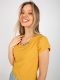 Bluzka LK-BZ-505783-1.42P ciemny żółty 38