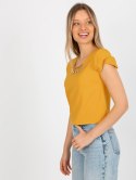 Bluzka LK-BZ-505783.50P ciemny żółty 36
