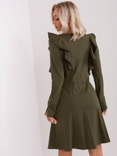 Sukienka EM-SK-HW-20-395.34P khaki L