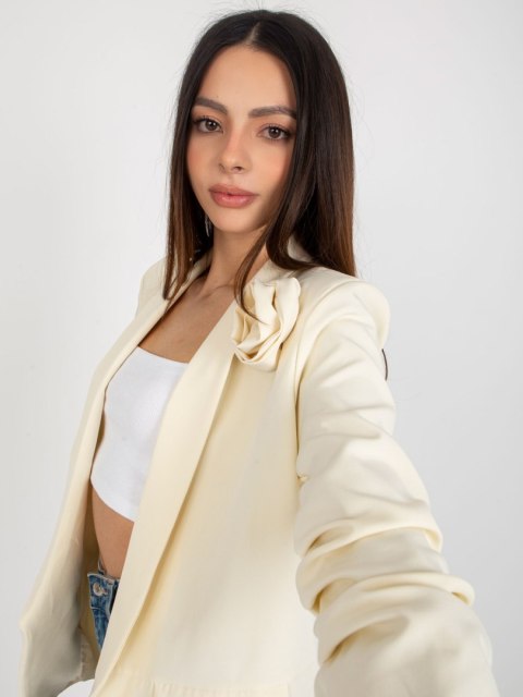 Żakiet TW-ZT-BI-1071.15 jasny beżowy S